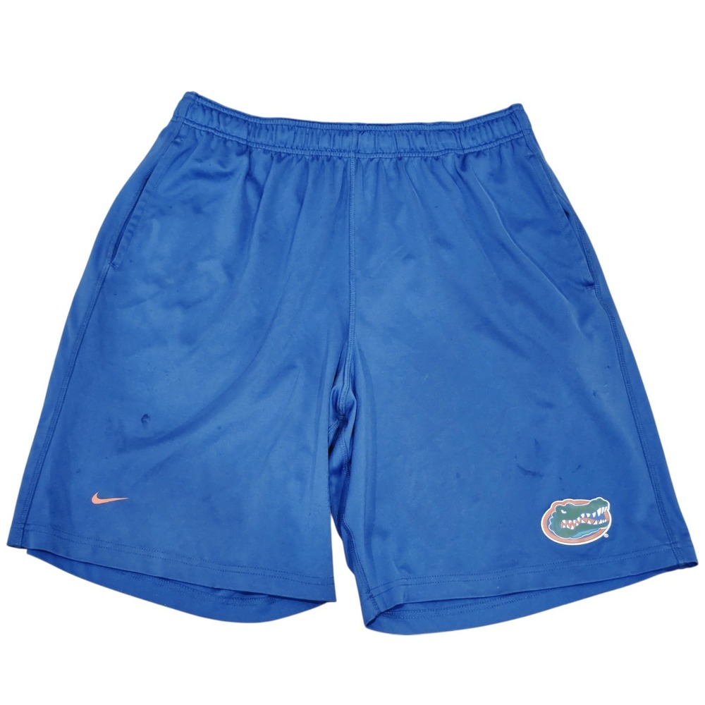 Nike Florida Gators Dri-FIT Shorts Mens Large Blue Orange NCAA Training